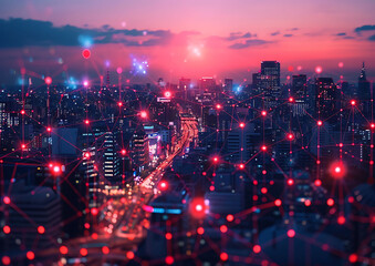 Aufkleber - Next-Gen Connectivity: Exploring the Interplay of 5G, Cloud Computing, and Global Connectivity for Smart Cities
