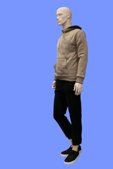 Sticker - Full length male mannequin