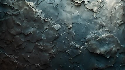 Wall Mural - rustic concrete wall background texture design. old wall pattern texture cement blue dark abstract b