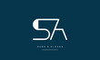 © art.creater786 - SA, AS, S, A, Abstract Letters Logo Monogram