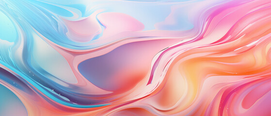 Wall Mural - Abstract background with liquid wave-like texture.
