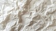 Crumpled white paper texture resembling an aged poster, perfect for creative backdrops.