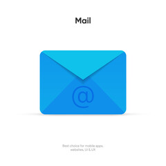 Aufkleber - New message notification concept on realistic smartphone mockup. New email pop up. Incoming, open messaging. Chatting, mail, post, letter symbol, sign, emblem with new notification for UI UX website