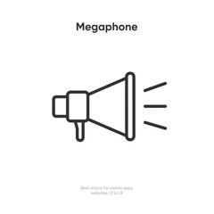 Fototapete - Speaker and sound icon. Computer voice icon. Megaphone and music icon. Sound pictogram. Musical note. Audio sign. UI UX element. Sound button. Audio system, noise with soft UI, push button.