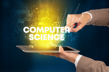 Poster - Close-up of a touchscreen with inscription