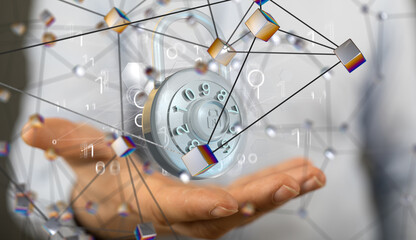 Poster - ybersecurity and information or network protection
