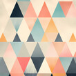 Abstract geometric patterns in soothing pastel tone