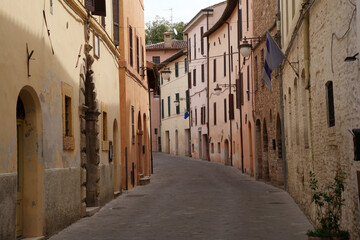 Naklejka na meble Historic buildings of Bevagna, Umbria, Italy
