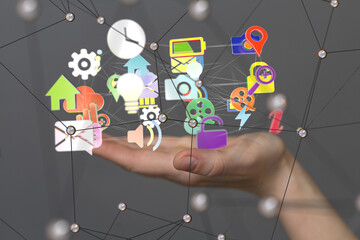using cloud technology to send and receive files.