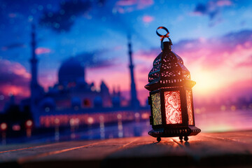 Wall Mural - Ornamental Arabic lantern