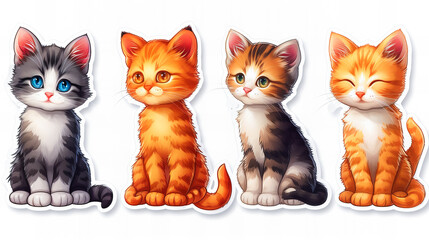 Poster - funny kittens collection