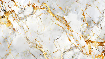 Wall Mural - White gold marble texture pattern background