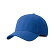 © inthasone - blue baseball cap mockup side view, PNG file of isolated cutout object with on transparent background.