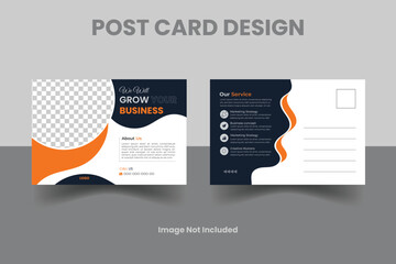 Creative modern postcard EDDM design template for corporate businesses