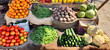 © Asim Khan Rokhri - Fruits and vegetables Shop In Pakistan. A lot of vegetables. Market. store. Background. citruses. Seller displayed many fresh vegetables on stall market. Many types of fruits and vegetabes. 4K Footage