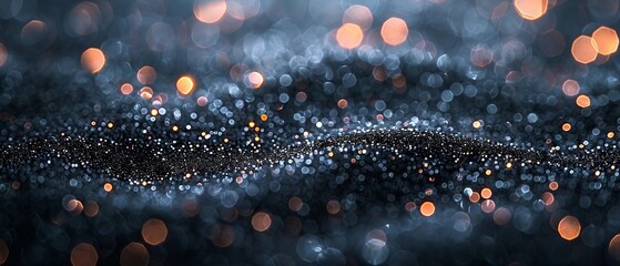 Wall Mural - a defocused glitter sliver background in abstract form