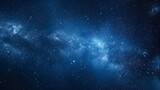 Fototapeta  - Blue night starry sky, space, background for screensaver. Astrology, horoscope, zodiac signs