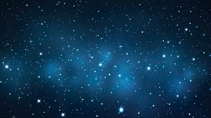Wall Mural - blue night starry sky, space, background for screensaver. astrology, horoscope, zodiac signs