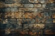 Multicolored and Varied Stone Wall Generative AI