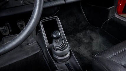 Canvas Print - Black shift knob