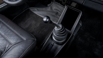 Canvas Print - Black shift knob