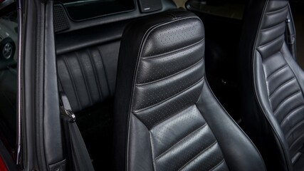 Canvas Print - Passenger seat in a car