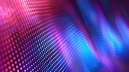 Poster - Close-up of a wall with multiple glowing lights. Great for background or decoration purposes