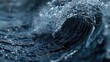 Close up view of a powerful ocean wave. Suitable for nature and travel themes