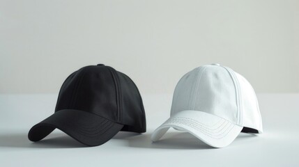 Aufkleber - Two hats placed on a table, suitable for various concepts