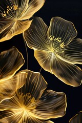 Poster - A close up image of a bunch of flowers. Perfect for floral design projects