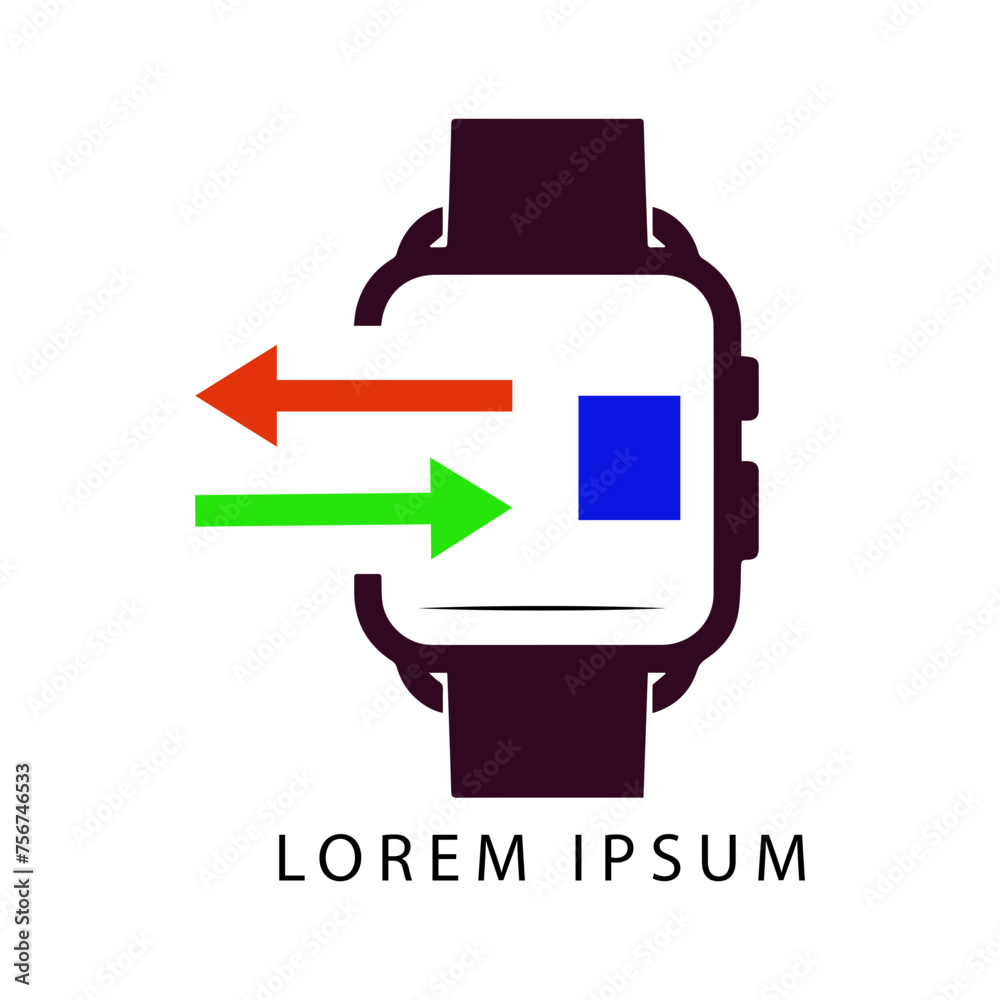 New model Apple and smart hand Watch, Realistic logo, design Set of ...