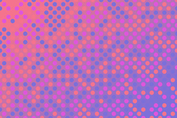 Aufkleber - Gradient geometrical circle pattern background - colorful abstract vector design with dots