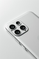 Poster - Close up of camera lens on Phone, perfect for technology concepts