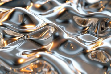 Aufkleber - A detailed close up view of a shiny surface. Perfect for backgrounds or textures