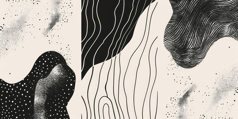 Poster - Detailed black and white sketch of a woman's face, suitable for artistic projects