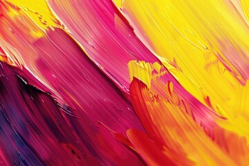 Poster - Vibrant close up view of a colorful painting, perfect for art and design projects
