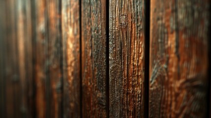 Poster - Close up view of a wooden door, suitable for architectural projects
