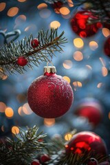 Poster - Festive holiday decoration suitable for Christmas themes