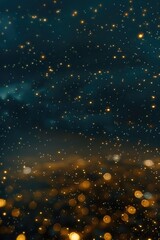 Poster - A blurry photo of a city at night. Perfect for urban backgrounds