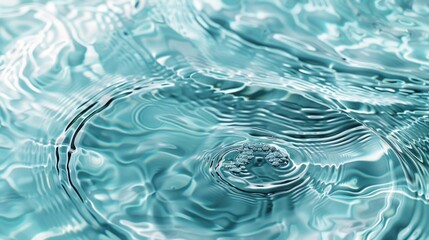 Poster - Close up of water surface with ripples. Suitable for nature themes