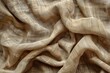 Detailed view of a tan fabric texture, perfect for backgrounds or design projects