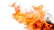 © l1gend - Bright and dynamic fire flames, cut out