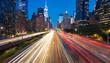 Urban Lights Abstract Cityscape Blur in New York City
