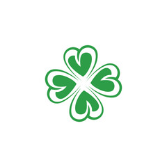 Wall Mural - clover icon vector