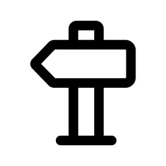 Wall Mural - road sign Line icon