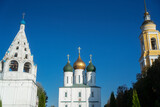 Fototapeta Natura - Kolomna town in Moscow Oblast at daytime. Famous landmarks of city center