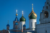 Fototapeta Na sufit - Kolomna town in Moscow Oblast at daytime. Famous landmarks of city center