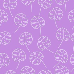 seamless pattern with leaves