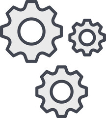 Poster - Gear Vector Icon