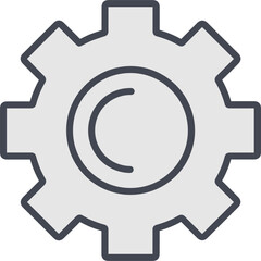 Poster - Cogwheel Vector Icon